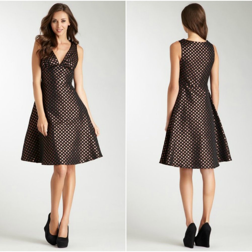 NWT EVA FRANCO Colette Dress Coquette Black 4